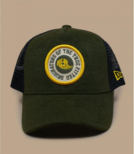 Trucker Wool Patch olive New Era Trucker Wool Patch olive New Era